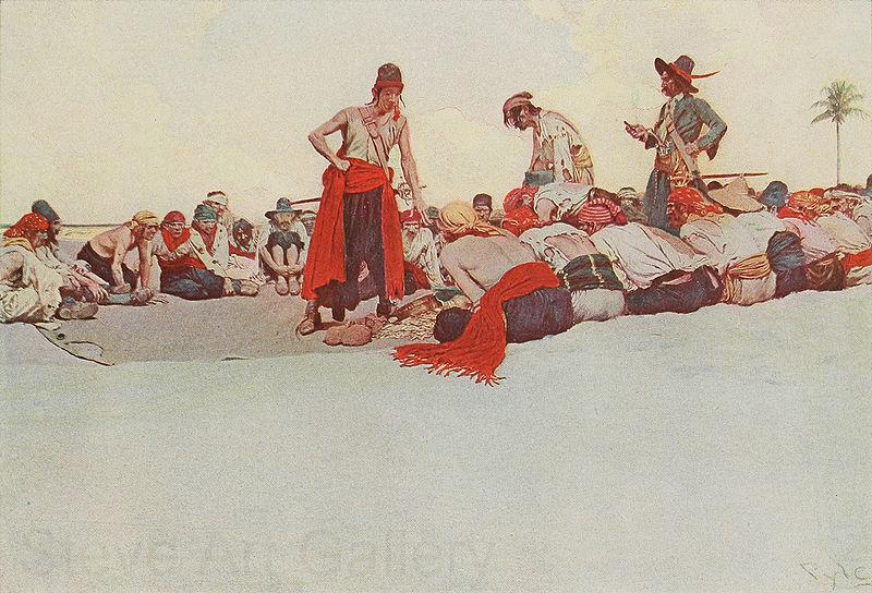 Howard Pyle So the Treasure was Divided France oil painting art